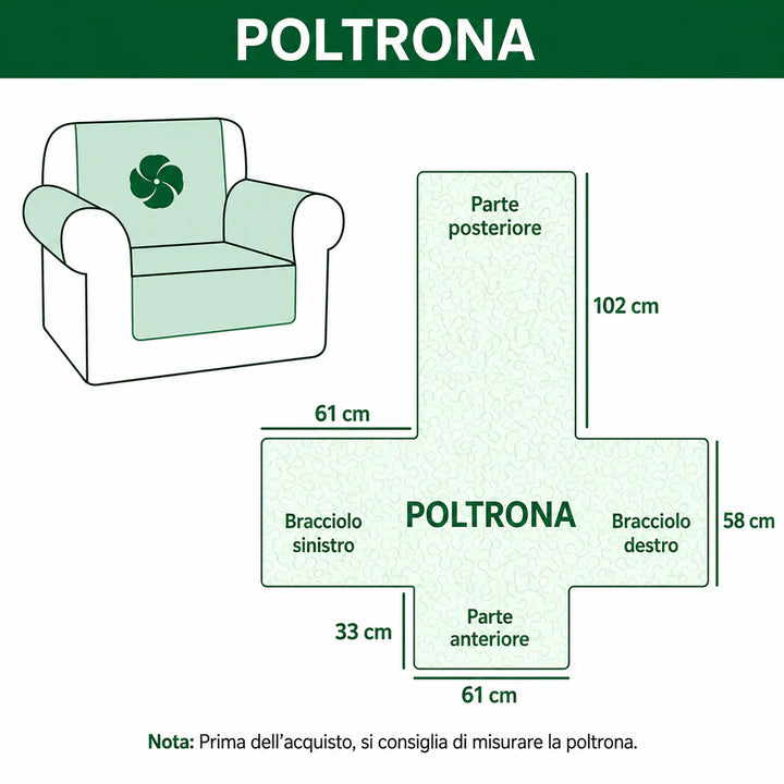 Lisa - Gewatteerde bankhoes Landschap van de Canyon