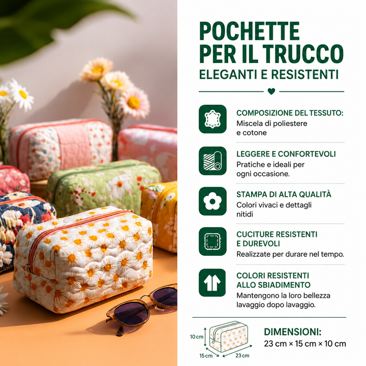 Petronella - Gewatteerde toilettas Ontspannen Golf