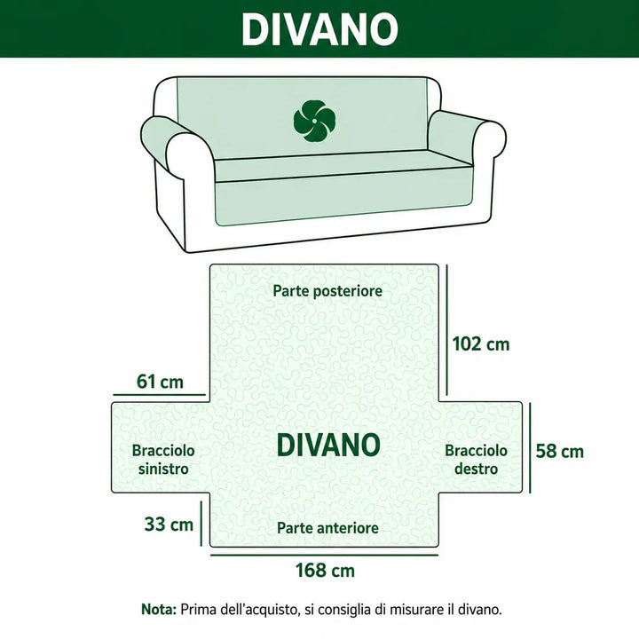 Wendy - Gewatteerde bankhoes Motief Kerst