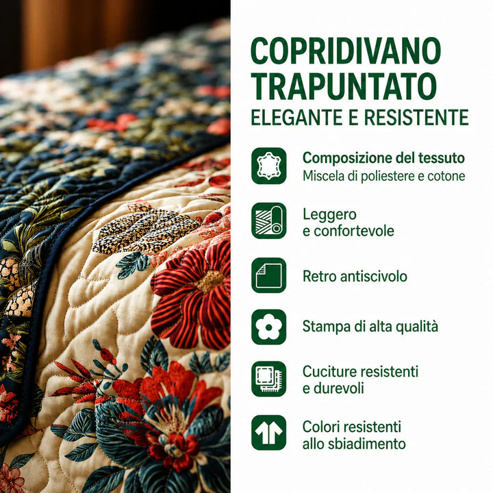 Sara - Gewatteerde bankhoes Licht Heilig van Kerst
