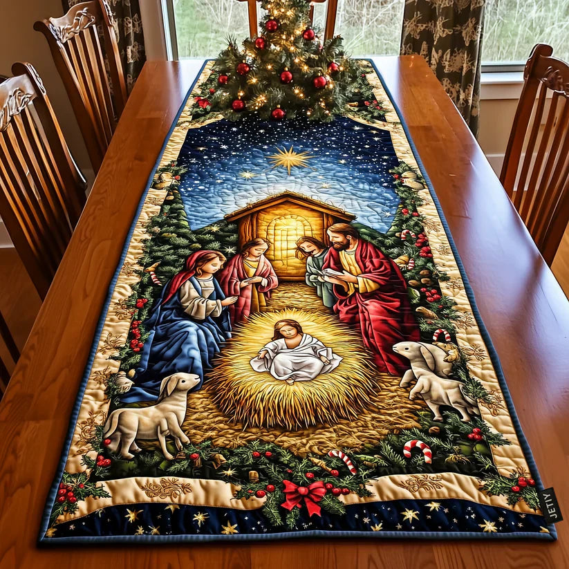 Gequilte Tafelkleed - Ster van Bethlehem
