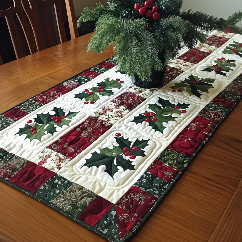 Gequilt Tafelkleed - Feestelijke Klokken