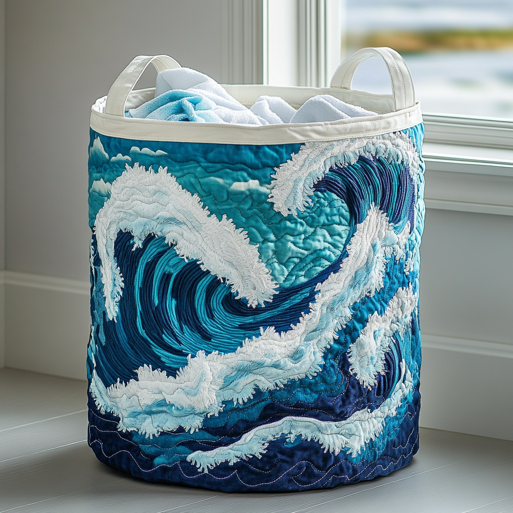 Gestoffeerde Wasmand - Ocean Golf