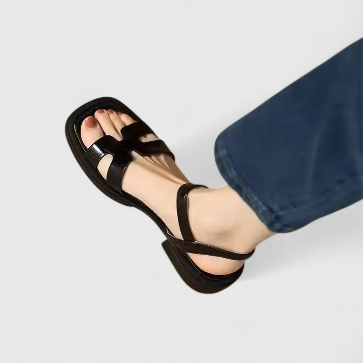 Fleur | Elegante platte sandalen