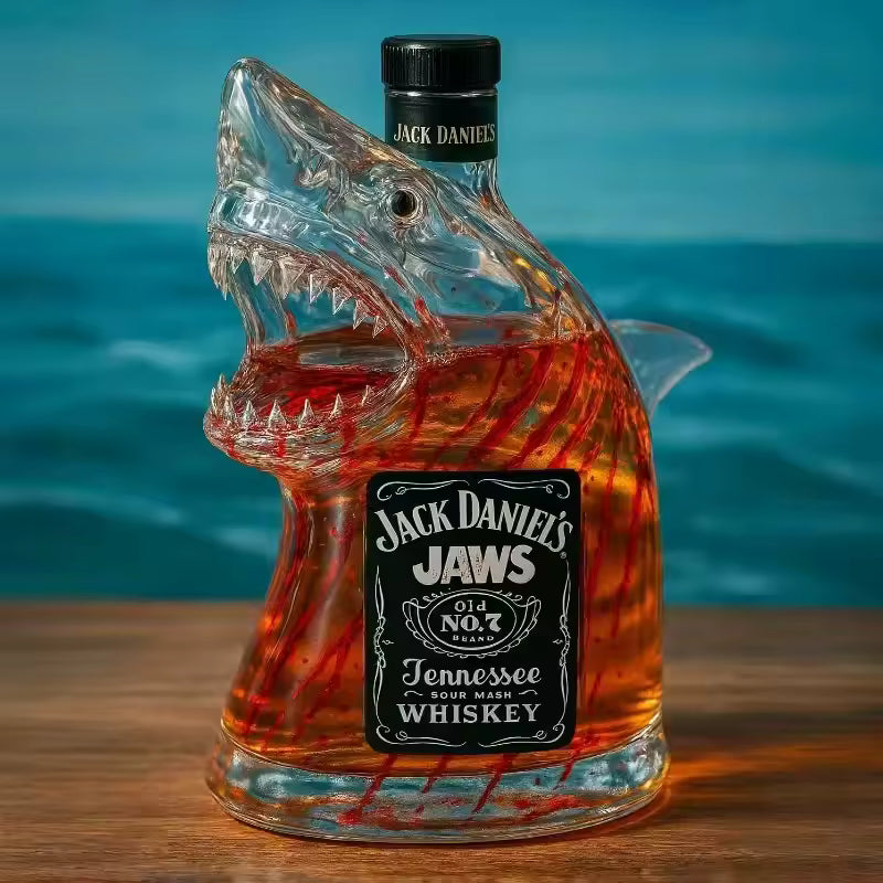 Whisky Fles Haai Hoofd