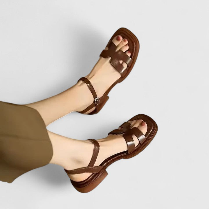 Fleur | Elegante platte sandalen