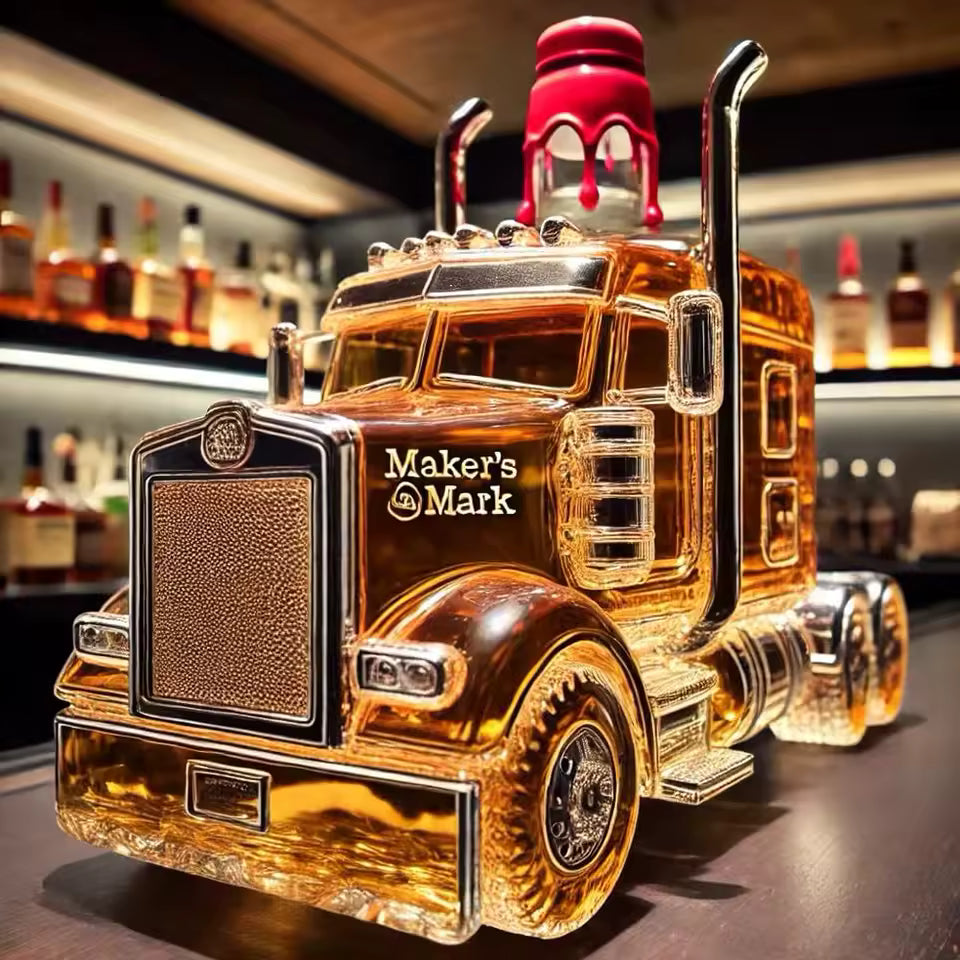 Whisky Fles Vrachtwagen