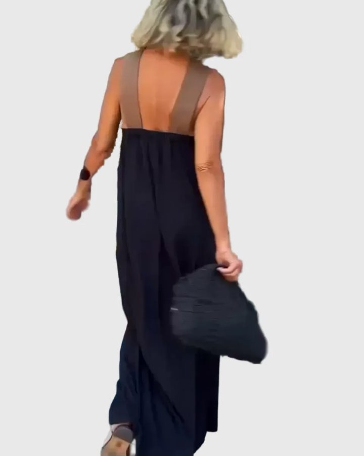 Elena | Soepelvallende en elegante maxi-jurk