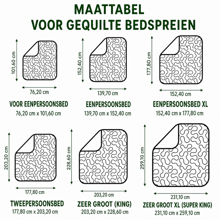 Karin - Gewatteerde deken Tribal Kudde